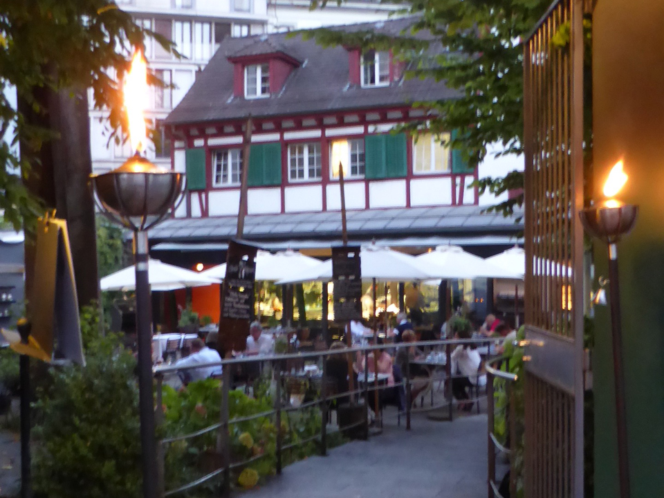 The four-star Hotel Hofgarten in Lucerne offers several fine dining options.