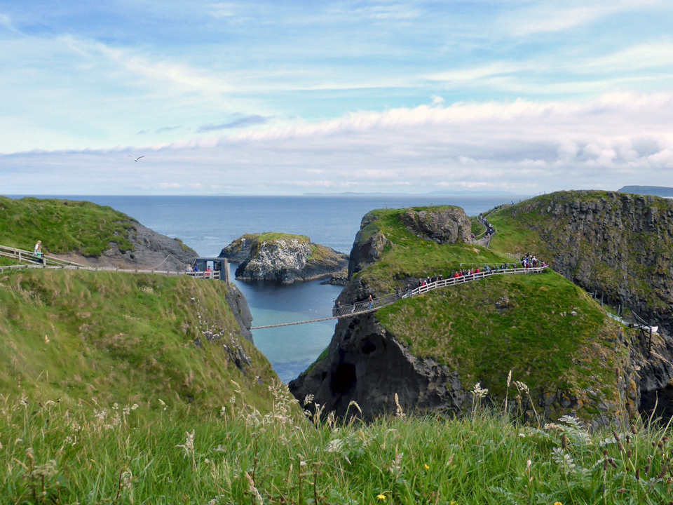 Carrick-a-rede: Crossing The Mouth Of A 60 Million Year Old Volcano 