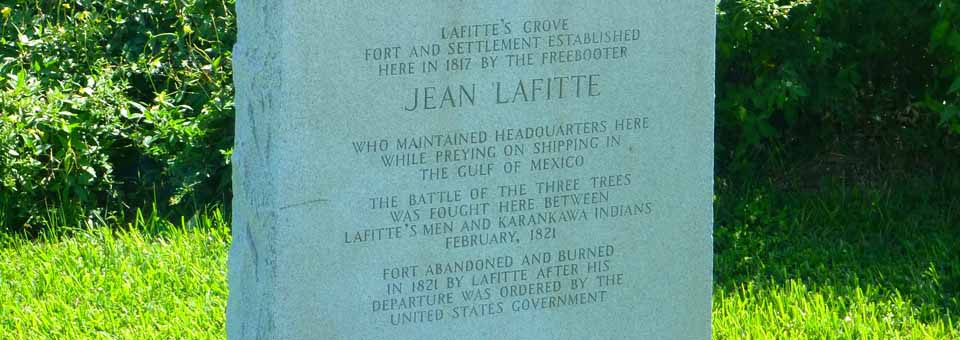 Galveston Jean Lafitte monument | Notable Travels