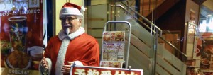 Colonel Sanders as Santa at KFC, TokyoColonel "Santa: Sanders at KFC, Tokyo