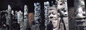 totem poles, Royal BC Museum