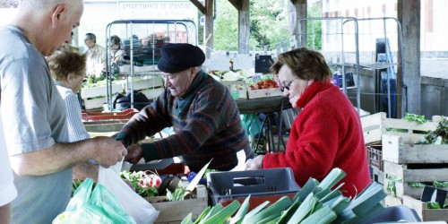 Montargis market, France