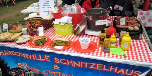 Schnitzel, Wolfville Farmers Market, Nova Scotia