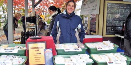 Melissa Rand of Fox Hill Cheese House, Wolfville Farmers’ Market, Nova Scotia