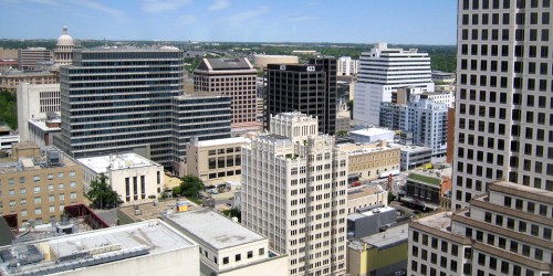 Norwood Tower from the Headliners Club, Austin, Texas