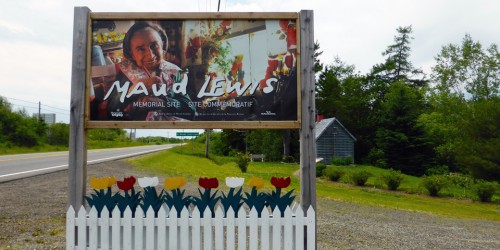 The Maud Lewis Memorial Site at Marshalltown, Nova Scotia