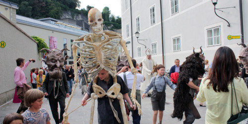 festival parade, Salzburg, Austria