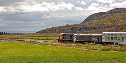 Le Train of Le Massif de Charlevoix, Baie-Saint-Paul, Charlevoix, Quebec, Canada