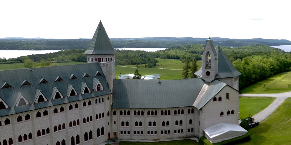 Abbaye De St Benoit Du Lac Partial Panorama Eastern Townships Quebec Canada Notable Travels Notable Travels