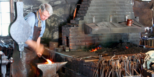 blacksmith, Old Sturbridge Village, Sturbridge, Massachusetts