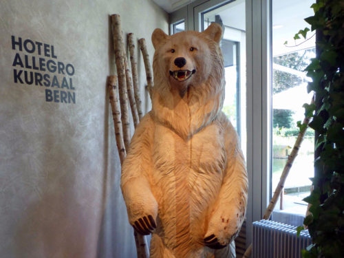 Bear at Hotel Allegro_Bern, Switzerland