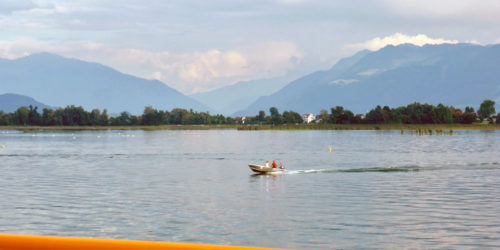 along Lake Zurich