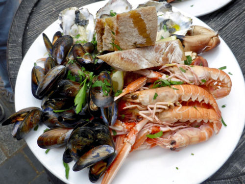 seafood platter, Belfast, Northern Ireland