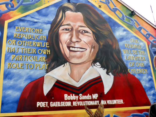 Bobby Sands mural, Belfast, Northern Ireland