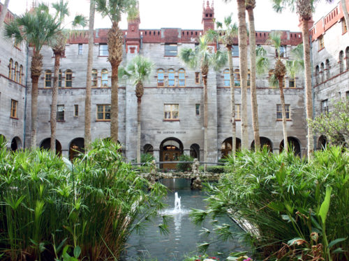 Lightner Museum courtyard, St. Augustine, FL