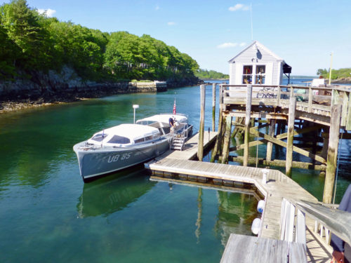 UB85 boat, Great Diamond Island, Portland, Maine