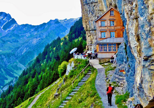 Gasthaus Aescher, Ebenalp, Switzerland